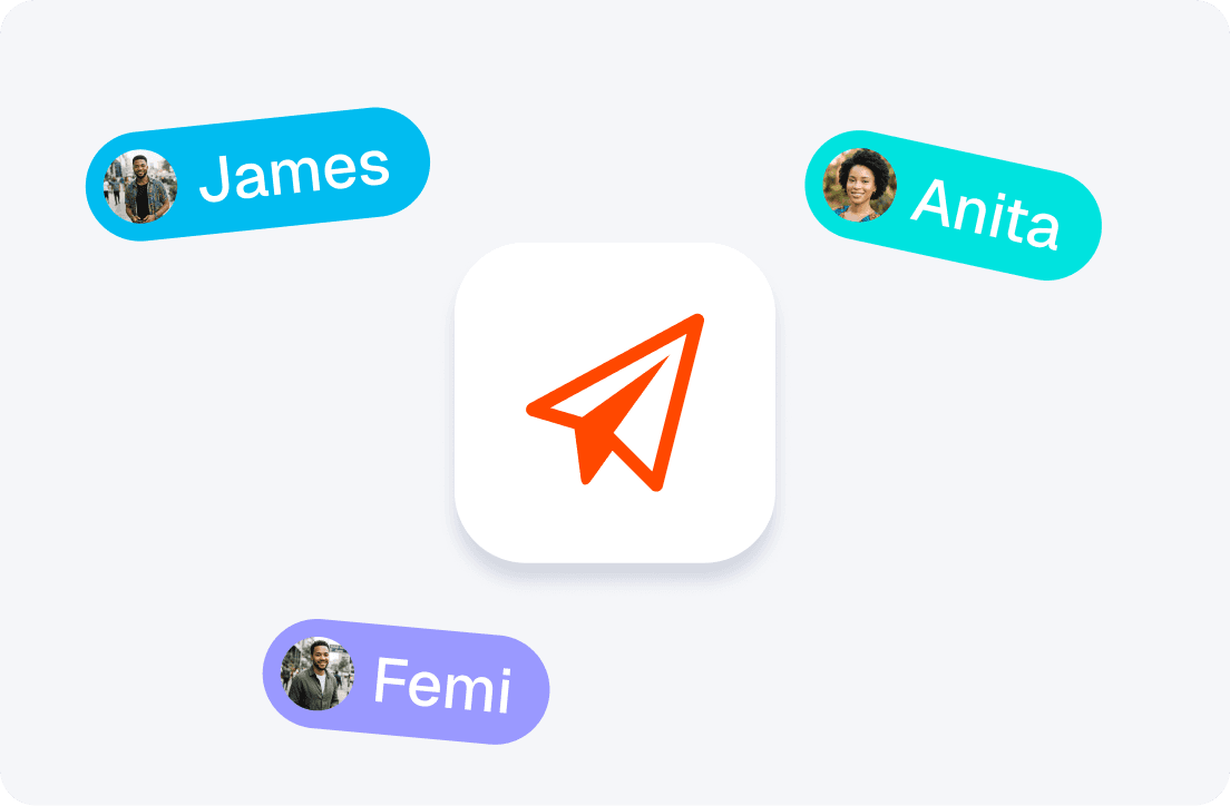Inviting employees by email